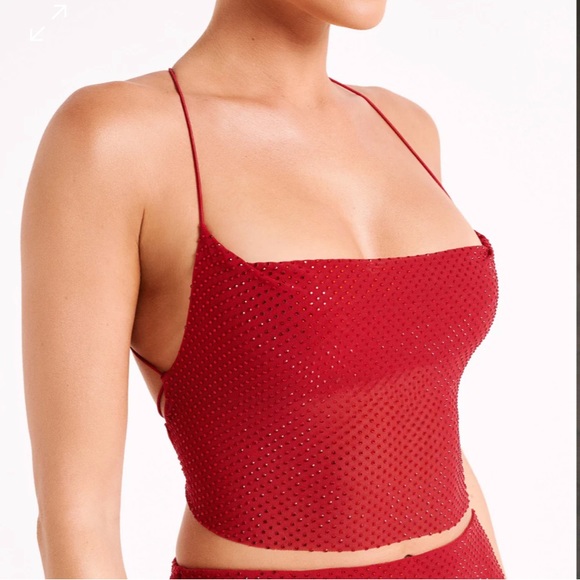 Meshki Tamara diamanté Top - Picture 4 of 5